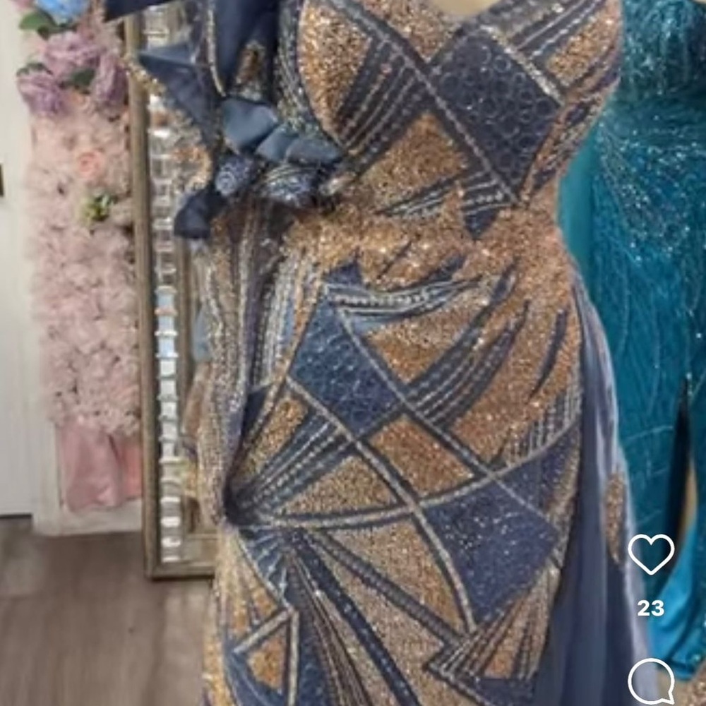 Sequin formal gown